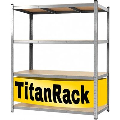 KARAT Schwerlastregal XXL, verzinkt 200 x 150 x 80 cm, Lagerregal für Garage, Keller und Werkstatt Steckregal, Weitspannregal, Kellerregal, Werkstattregal (TitanRack Big) KARAT Schwerlastregal XXL, verzinkt 200 x 150 x 80 cm, Lagerregal für Garage, Keller und Werkstatt Steckregal, Weitspannregal, Kellerregal, Werkstattregal (TitanRack Big)