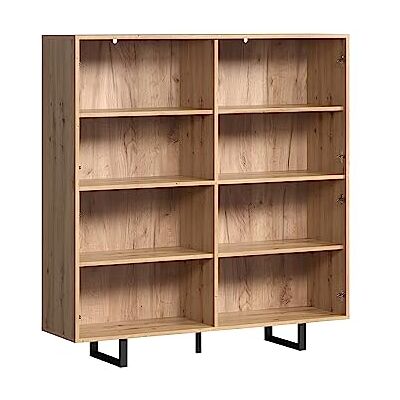 ebuy24 Sentra Bücherregal - Braun - 124cm x 136cm x 40cm - Bücherregal ebuy24 Sentra Bücherregal - Braun - 124cm x 136cm x 40cm - Bücherregal