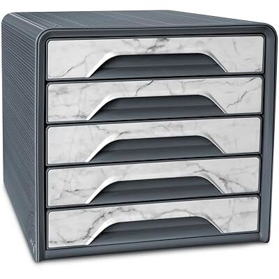 CEP Ordnungsblock, Modul, Organizer, 5 Schubladen, Dokumentenaufbewahrung, Büro, Smoove, Mineral, Grau, Gewitterdruck, Marmor, Grau CEP Ordnungsblock, Modul, Organizer, 5 Schubladen, Dokumentenaufbewahrung, Büro, Smoove, Mineral, Grau, Gewitterdruck, Marmor, Grau