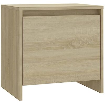 vidaXL Nachttisch mit Tür Nachtschrank Nachtkonsole Nachtkommode Schlafzimmer Schrank Kommode Beistelltisch Sonoma-Eiche 45x34x44,5cm Holzwerkstoff vidaXL Nachttisch mit Tür Nachtschrank Nachtkonsole Nachtkommode Schlafzimmer Schrank Kommode Beistelltisch Sonoma-Eiche 45x34x44,5cm Holzwerkstoff