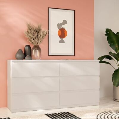 FORTE - Edmore - Secret grey - 153,9 cm Breite - Chest of drawers FORTE - Edmore - Secret grey - 153,9 cm Breite - Chest of drawers