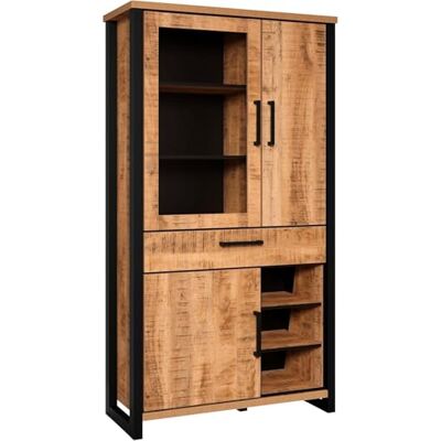 trendteam smart living Vitrine Enna Mango · B 106 x H 195 cm trendteam smart living Vitrine Enna Mango · B 106 x H 195 cm