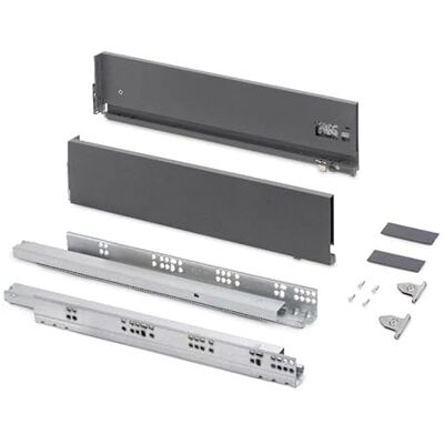 Emuca Modell 3188135 Stahl Schublade mit 3D Höhenverstellung Emuca Modell 3188135 Stahl Schublade mit 3D Höhenverstellung