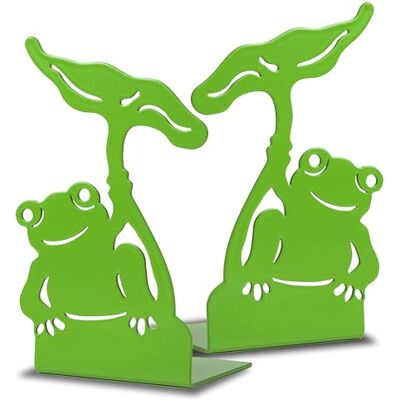 IPEA Buchstützen für Kinderbücher – Made in Italy – Frosch-Muster – Dekorative Buchstützen aus Metall für Kinderzimmer, Zuhause, Schule, Schreibtisch, Regale – Bunte Buchstützen für Kinder IPEA Buchstützen für Kinderbücher – Made in Italy – Frosch-Muster – Dekorative Buchstützen aus Metall für Kinderzimmer, Zuhause, Schule, Schreibtisch, Regale – Bunte Buchstützen für Kinder