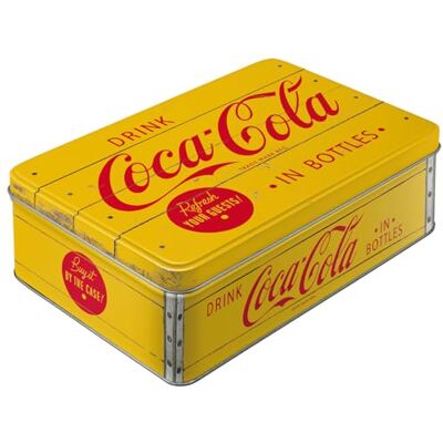 ART Retro Vorratsdose Flach, 2,5 l, Coca-Cola – Logo Yellow ART Retro Vorratsdose Flach, 2,5 l, Coca-Cola – Logo Yellow