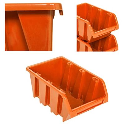 botle 20 x Stapelboxen Werkstatt Garage Sichtlagerboxen Sichtlagerkästen Stapelkisten Sortierboxen Boxen 80x115x60 mm Orange stapelkisten Kunststoff lagerboxen stapelbar botle 20 x Stapelboxen Werkstatt Garage Sichtlagerboxen Sichtlagerkästen Stapelkisten Sortierboxen Boxen 80x115x60 mm Orange stapelkisten Kunststoff lagerboxen stapelbar