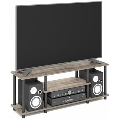 Furinno Regal - Holz Eiche Grau/Schwarz - 29.72 x 29.72 x 41.15 cm Furinno Regal - Holz Eiche Grau/Schwarz - 29.72 x 29.72 x 41.15 cm