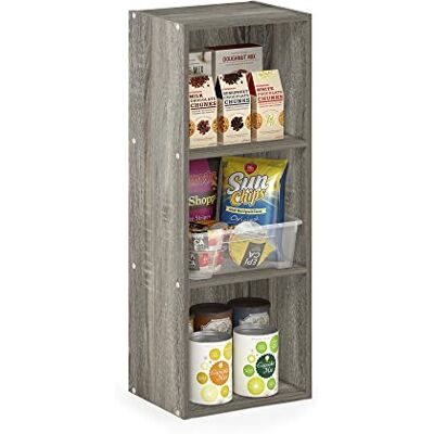 Furinno Pasir 3-stöckige Ohne Werkzeug Montage Offene Regalbuchcase - Regal Furinno Pasir 3-stöckige Ohne Werkzeug Montage Offene Regalbuchcase - Regal