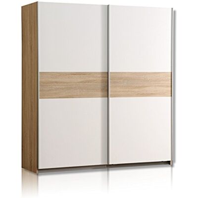 Forte - Winnie - Sonoma Eiche - Weiss Fronten - Wardrobe Forte - Winnie - Sonoma Eiche - Weiss Fronten - Wardrobe