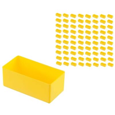hünersdorff Huenersdorff 80 St. Einsatzbox 108 x 54 x 45mm (L x B x H) Einsatzkasten Set für individuellen Bestückung von Sortimentskästen, Kleinteile-Koffern, Schubladen und Schränken Gelb hünersdorff Huenersdorff 80 St. Einsatzbox 108 x 54 x 45mm (L x B x H) Einsatzkasten Set für individuellen Bestückung von Sortimentskästen, Kleinteile-Koffern, Schubladen und Schränken Gelb