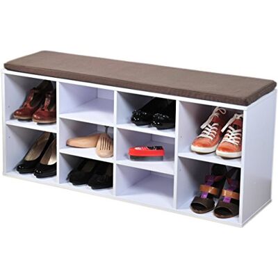 Kesper 1581013 Schuhschrank mit Sitzkissen Kesper 1581013 Schuhschrank mit Sitzkissen