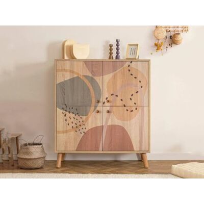 Dmora - Canopo - Multicolor - 95x36x111 cm - Sideboard Dmora - Canopo - Multicolor - 95x36x111 cm - Sideboard