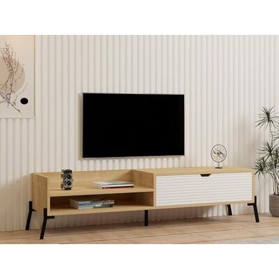 Hanah Home Kyrie - Skandinavischer TV-Schrank mit Stauraum Hanah Home Kyrie - Skandinavischer TV-Schrank mit Stauraum