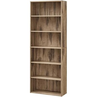 VASAGLE Custos Kollektion Bücherregal 6 Ebenen, Standregal, Aufbewahrungsregal, verstellbare Einlegeböden, für Wohnzimmer, Homeoffice, Schlafzimmer, Kamelbraun LBC166T50 VASAGLE Custos Kollektion Bücherregal 6 Ebenen, Standregal, Aufbewahrungsregal, verstellbare Einlegeböden, für Wohnzimmer, Homeoffice, Schlafzimmer, Kamelbraun LBC166T50