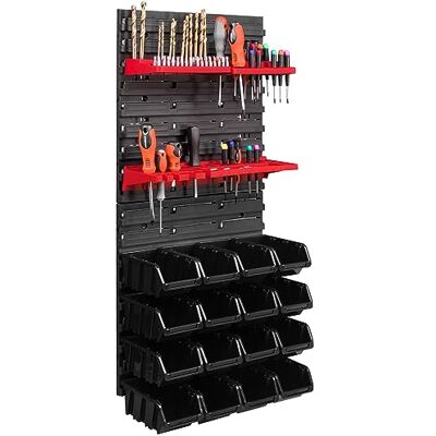 botle 16 Stapelboxen Werkzeughalter Wandregal Werkstattregal Werkzeugwand 39x78cm Werkzeughalter Lagersystem Schüttenregal Sichtlagerkästen Extra Starke Wandplatten Regal Erweiterbar Werkstattregal Lagerre botle 16 Stapelboxen Werkzeughalter Wandregal Werkstattregal Werkzeugwand 39x78cm Werkzeughalter Lagersystem Schüttenregal Sichtlagerkästen Extra Starke Wandplatten Regal Erweiterbar Werkstattregal Lagerre