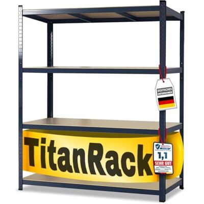 KARAT Schwerlastregal 177x200x60 cm grau – Weitspannregal Metall, Werkstatt Regal, Regal Werkstatt, Steckregal Lagerregal (TitanRack Big) KARAT Schwerlastregal 177x200x60 cm grau – Weitspannregal Metall, Werkstatt Regal, Regal Werkstatt, Steckregal Lagerregal (TitanRack Big)
