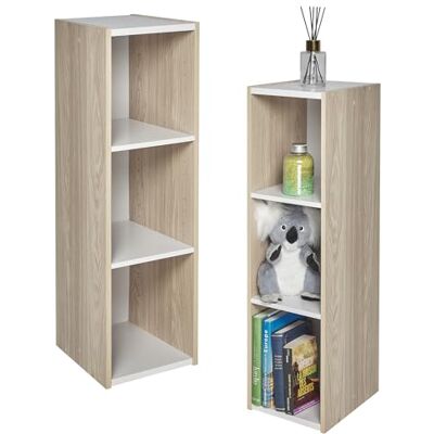 Iris Ohyama , Aufbewahrungseinheit, Bücherregal, 3 modulare Regale, Modern, Bücher, CDs, Kleine Aufbewahrungseinheit, Büro, Schlafzimmer, Wohnzimmer, UB-9015, Braun Iris Ohyama , Aufbewahrungseinheit, Bücherregal, 3 modulare Regale, Modern, Bücher, CDs, Kleine Aufbewahrungseinheit, Büro, Schlafzimmer, Wohnzimmer, UB-9015, Braun