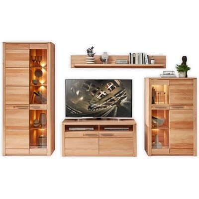 Sconto - Wohnkombination - Holzfarben - Aufbewahrungseinheit Sconto - Wohnkombination - Holzfarben - Aufbewahrungseinheit