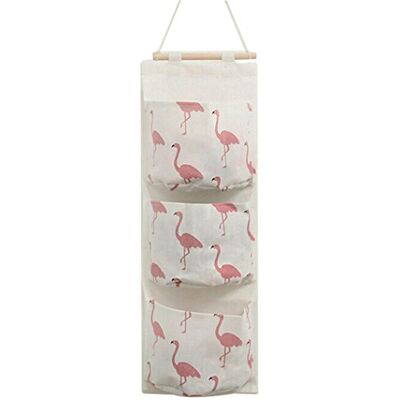 DUBENS Hängnde Tasche Hängetasche Türtasche Aufbewahrungstasche Aufbewahrungsbeutel Schrank Organizer Wand Tür Organizer Hängeorganizer Utensilientasche 3 Große Tasche Fächer (Flamingos) DUBENS Hängnde Tasche Hängetasche Türtasche Aufbewahrungstasche Aufbewahrungsbeutel Schrank Organizer Wand Tür Organizer Hängeorganizer Utensilientasche 3 Große Tasche Fächer (Flamingos)