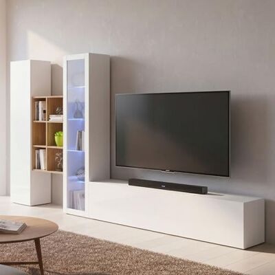 DMORA - Pared equipada eugenio - Wohnzimmer - TV-Schrank - Wandmodul DMORA - Pared equipada eugenio - Wohnzimmer - TV-Schrank - Wandmodul