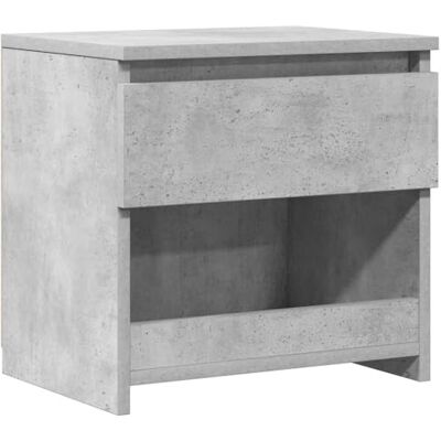 vidaXL Nachttisch 1 Schublade 1 Fach Nachtschrank Nachtkonsole Nachtkommode Schlafzimmer Schrank Kommode Betongrau 40x30x39cm Holzwerkstoff vidaXL Nachttisch 1 Schublade 1 Fach Nachtschrank Nachtkonsole Nachtkommode Schlafzimmer Schrank Kommode Betongrau 40x30x39cm Holzwerkstoff