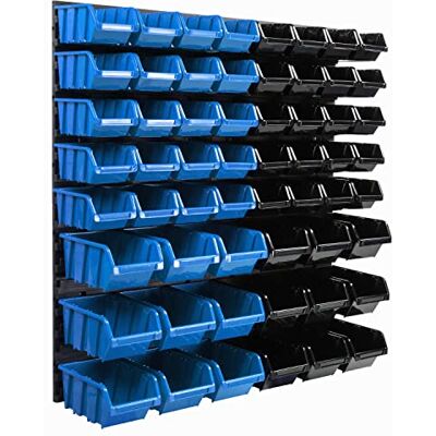 botle Lagersystem Wandregal 770 x 780 mm 58 stck. Box Stapelboxen Schüttenregal Sichtlagerkästen Extra Starke Wandplatten Regal Erweiterbar Werkstattregal Lagerregal Werkstattwandregal Steckregal botle Lagersystem Wandregal 770 x 780 mm 58 stck. Box Stapelboxen Schüttenregal Sichtlagerkästen Extra Starke Wandplatten Regal Erweiterbar Werkstattregal Lagerregal Werkstattwandregal Steckregal