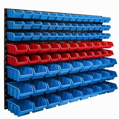 botle Lagersystem Wandregal 1155 x 780 mm 91 stck. Box Stapelboxen Schüttenregal Sichtlagerkästen Extra Starke Wandplatten Regal Erweiterbar Werkstattregal Lagerregal Werkstattwandregal Steckregal botle Lagersystem Wandregal 1155 x 780 mm 91 stck. Box Stapelboxen Schüttenregal Sichtlagerkästen Extra Starke Wandplatten Regal Erweiterbar Werkstattregal Lagerregal Werkstattwandregal Steckregal