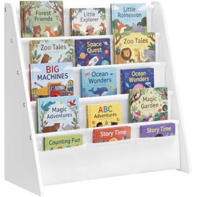 SONGMICS Bücherregal Kinder, mit 4 Ebenen, 62,4 x 25 x 60 cm SONGMICS Bücherregal Kinder, mit 4 Ebenen, 62,4 x 25 x 60 cm