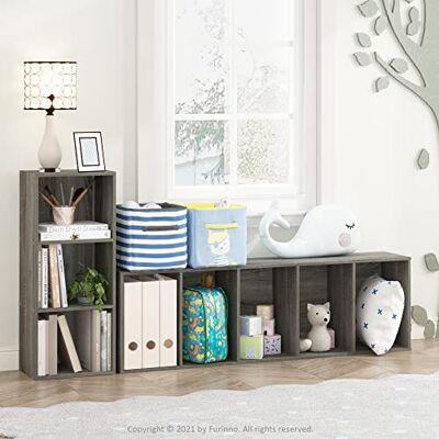 Furinno Reed 5-stufiger Kleiderschrank-Organizer, Französische Eiche und Aufbewahrung, Kleiderschrank-Organizer, offene Regale, für Kleiderschrank, Schlafzimmer, Wohnzimmer Furinno Reed 5-stufiger Kleiderschrank-Organizer, Französische Eiche und Aufbewahrung, Kleiderschrank-Organizer, offene Regale, für Kleiderschrank, Schlafzimmer, Wohnzimmer