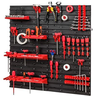 PAFEN Lagersystem 772x780mm Stapelboxen Wandregal Schüttenregal 16 Halterungen, 4 x Fächer PAFEN Lagersystem 772x780mm Stapelboxen Wandregal Schüttenregal 16 Halterungen, 4 x Fächer