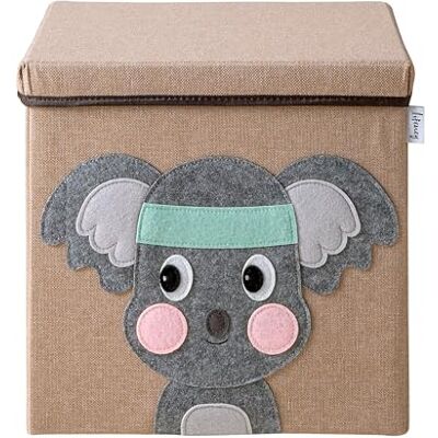 Lifeney Aufbewahrungsbox mit Deckel, Koala, Braun - Aufbewahrungsbox Lifeney Aufbewahrungsbox mit Deckel, Koala, Braun - Aufbewahrungsbox