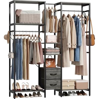 IRONCK Offener Kleiderschrank, Kleiderständer, Freistehendes Schranksystem IRONCK Offener Kleiderschrank, Kleiderständer, Freistehendes Schranksystem