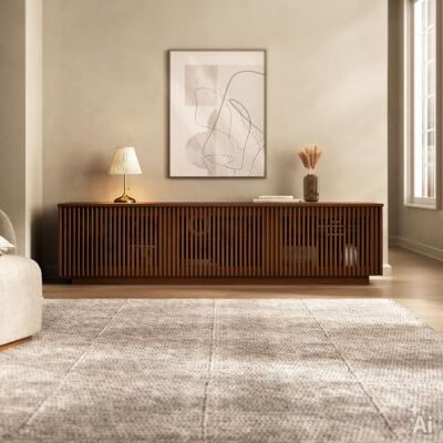 IDIMEX Lowboard OLE 175 cm, Massivholz, TV bis 70 Zoll Kastanie Finish 175 x 37 x 38 cm (B x H x T), Kiefer massiv, 3 Lamellentüren, viel Stauraum, modern, Wohnzimmer IDIMEX Lowboard OLE 175 cm, Massivholz, TV bis 70 Zoll Kastanie Finish 175 x 37 x 38 cm (B x H x T), Kiefer massiv, 3 Lamellentüren, viel Stauraum, modern, Wohnzimmer