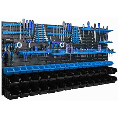 botle Lagersystem Wandregal 173x78cm, Werkzeughalterungen, 50 stck. Stapelboxen Schüttenregal Sichtlagerkästen, Extra Starke Wandplatten, Regal Erweiterbar, Werkstattregal Lagerregal Werkstattwandregal Ste botle Lagersystem Wandregal 173x78cm, Werkzeughalterungen, 50 stck. Stapelboxen Schüttenregal Sichtlagerkästen, Extra Starke Wandplatten, Regal Erweiterbar, Werkstattregal Lagerregal Werkstattwandregal Ste