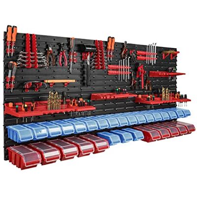 botle 30 Stapelboxen Wandregal Kunststoff Deckel 178 x 78 cm Werkzeughalter Werkstatt Garage Lagersystem Sichtlagerkästen Schütte botle 30 Stapelboxen Wandregal Kunststoff Deckel 178 x 78 cm Werkzeughalter Werkstatt Garage Lagersystem Sichtlagerkästen Schütte