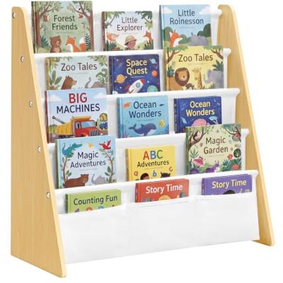 SONGMICS Bücherregal Kinder, mit 4 Ebenen, 62,4 x 25 x 60 cm SONGMICS Bücherregal Kinder, mit 4 Ebenen, 62,4 x 25 x 60 cm