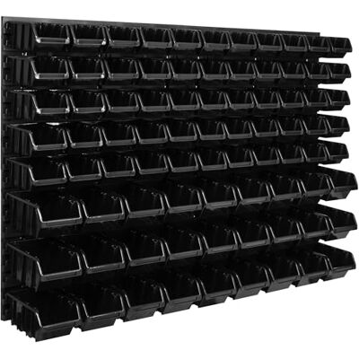 botle Lagersystem Wandregal 1152 x 780 mm , 82 stck. Box , Stapelboxen Schüttenregal Sichtlagerkästen , Extra Starke Wandplatten , Regal Erweiterbar , Werkstattregal Lagerregal Werkstattwandregal Steckregal botle Lagersystem Wandregal 1152 x 780 mm , 82 stck. Box , Stapelboxen Schüttenregal Sichtlagerkästen , Extra Starke Wandplatten , Regal Erweiterbar , Werkstattregal Lagerregal Werkstattwandregal Steckregal