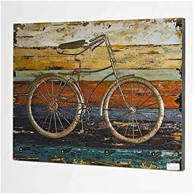 HAKU Wandgarderobe Motiv, Vintage, MDF, Metall Maße: B 53 x H 40 x T 7 cm, Style: Industrial HAKU Wandgarderobe Motiv, Vintage, MDF, Metall Maße: B 53 x H 40 x T 7 cm, Style: Industrial