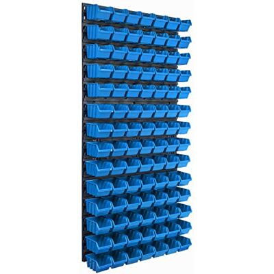 botle Lagersystem Wandregal 576 x 1170 mm 98 stck. Box Stapelboxen Schüttenregal Sichtlagerkästen Extra Starke Wandplatten Regal Erweiterbar Werkstattregal Lagerregal Werkstattwandregal Steckregal botle Lagersystem Wandregal 576 x 1170 mm 98 stck. Box Stapelboxen Schüttenregal Sichtlagerkästen Extra Starke Wandplatten Regal Erweiterbar Werkstattregal Lagerregal Werkstattwandregal Steckregal
