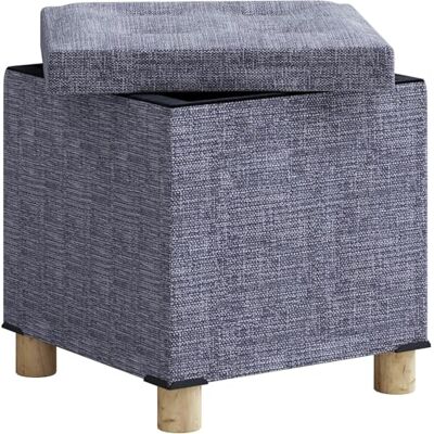VCM Sizos M Sitztruhe - Grau - 40x38x38cm VCM Sizos M Sitztruhe - Grau - 40x38x38cm
