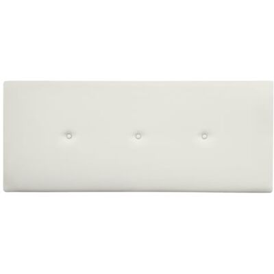 DUÉRMETE ONLINE Kopfteil aus hochwertigem Kunstleder, gepolstert, Sizilien, Maße 145 x 60 cm (für Betten mit 135 und 140 cm), Weiß DUÉRMETE ONLINE Kopfteil aus hochwertigem Kunstleder, gepolstert, Sizilien, Maße 145 x 60 cm (für Betten mit 135 und 140 cm), Weiß
