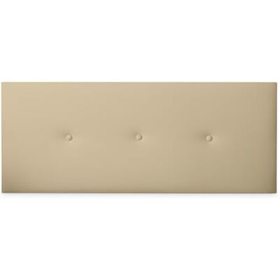DUÉRMETE ONLINE Kopfteil aus hochwertigem Kunstleder, gepolstert, Sizilien, Maße 160 x 60 cm (für Betten mit 150 und 160 cm), Beige DUÉRMETE ONLINE Kopfteil aus hochwertigem Kunstleder, gepolstert, Sizilien, Maße 160 x 60 cm (für Betten mit 150 und 160 cm), Beige