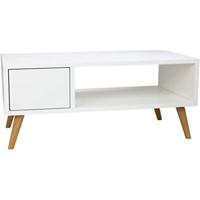 Generic Nachttisch 1 Schublade 50 x 45 x 35 cm, Weiß, für Schlafzimmer Kompakte Form, pflegeleichte Oberfläche, vielseitig als Beistelltisch, Nachttisch oder kleiner Wohnzimmertisch Generic Nachttisch 1 Schublade 50 x 45 x 35 cm, Weiß, für Schlafzimmer Kompakte Form, pflegeleichte Oberfläche, vielseitig als Beistelltisch, Nachttisch oder kleiner Wohnzimmertisch