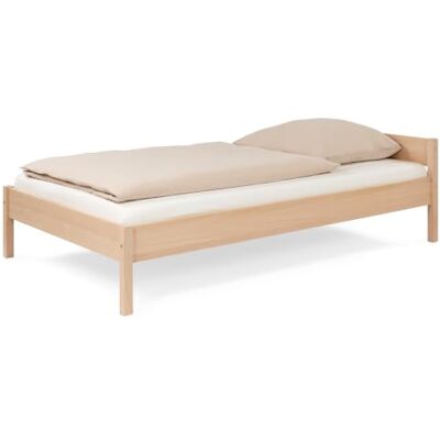 Ehrenkind ® Jugendbett 120x200 cm Massivholz Buche Natur, Nova Standard Ehrenkind ® Jugendbett 120x200 cm Massivholz Buche Natur, Nova Standard