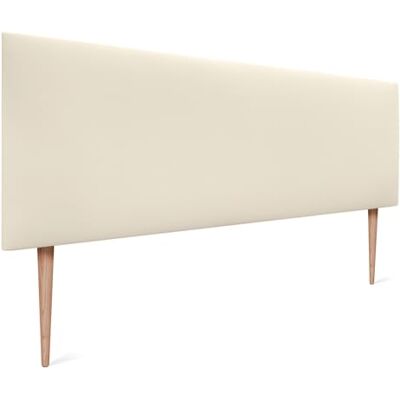 DHOME Kopfteil aus Kunstlederoder Stoff AQUALINE Glatt mit Beinen Kopfteil gepolstert Luxusbett Kopfteil (Kunstleder Vanille, 160cm Mit Füßen (Betten 150/160) DHOME Kopfteil aus Kunstlederoder Stoff AQUALINE Glatt mit Beinen Kopfteil gepolstert Luxusbett Kopfteil (Kunstleder Vanille, 160cm Mit Füßen (Betten 150/160)