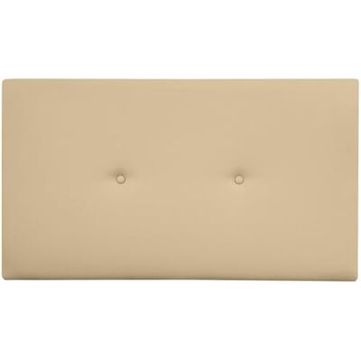 DUÉRMETE ONLINE Kopfteil aus Premium-Kunstleder, gepolstert, Sizilien, Maße 105 x 60 cm (für Betten mit 90 und 105 cm), Beige DUÉRMETE ONLINE Kopfteil aus Premium-Kunstleder, gepolstert, Sizilien, Maße 105 x 60 cm (für Betten mit 90 und 105 cm), Beige