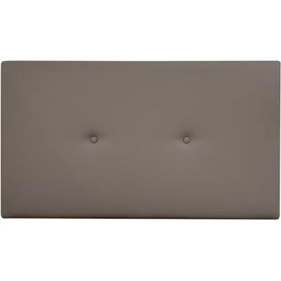 DUÉRMETE ONLINE Kopfteil aus Premium-Kunstleder, gepolstert, Sizilien, Maße 105 x 60 cm (für Betten mit 90 und 105 cm), Grau DUÉRMETE ONLINE Kopfteil aus Premium-Kunstleder, gepolstert, Sizilien, Maße 105 x 60 cm (für Betten mit 90 und 105 cm), Grau