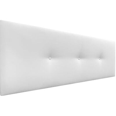 DHOME Kunstleder oder Acualine Stoff Kopfteil einfarbig mit Knöpfen gepolstert HIGH Range Luxus Bett Kopfteil Modernes Schlafzimmer Polsterung (Stoff weiß, 160x50cm (Betten 150/160)) DHOME Kunstleder oder Acualine Stoff Kopfteil einfarbig mit Knöpfen gepolstert HIGH Range Luxus Bett Kopfteil Modernes Schlafzimmer Polsterung (Stoff weiß, 160x50cm (Betten 150/160))