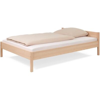 Ehrenkind ® Jugendbett 140x200 cm Massivholz Buche Natur, Nova Standard Ehrenkind ® Jugendbett 140x200 cm Massivholz Buche Natur, Nova Standard