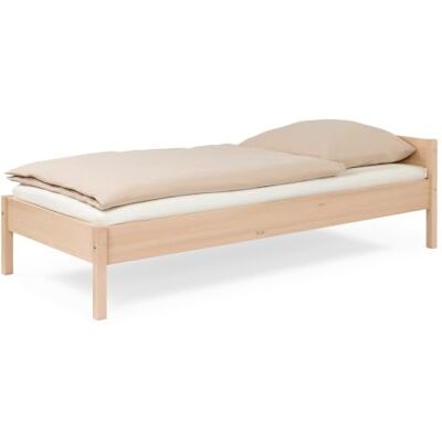 Ehrenkind ® Jugendbett 90x200 cm Massivholz Buche Natur, Nova Standard Ehrenkind ® Jugendbett 90x200 cm Massivholz Buche Natur, Nova Standard